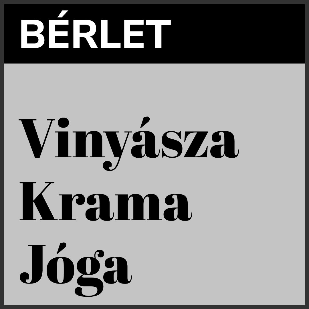 10 alkalmas bérlet - Vinyásza krama jóga