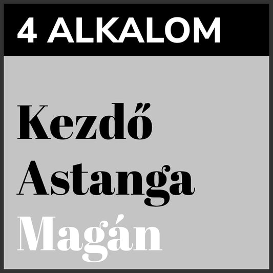 Kezdő Astanga Tanfolyam - MAGÁN - 4 alkalmas